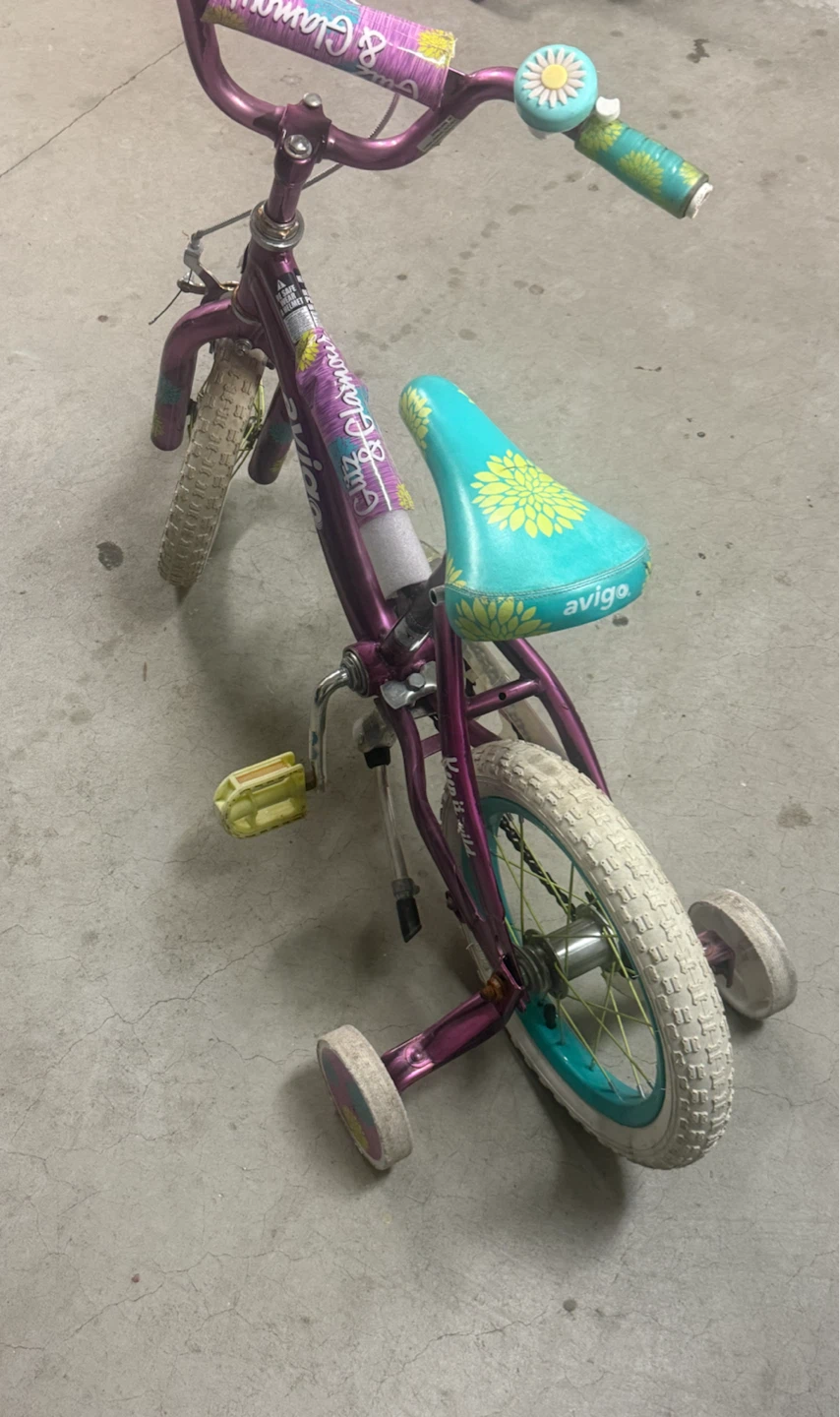 Avigo Girls' Bike with Training Wheels - photo 4
