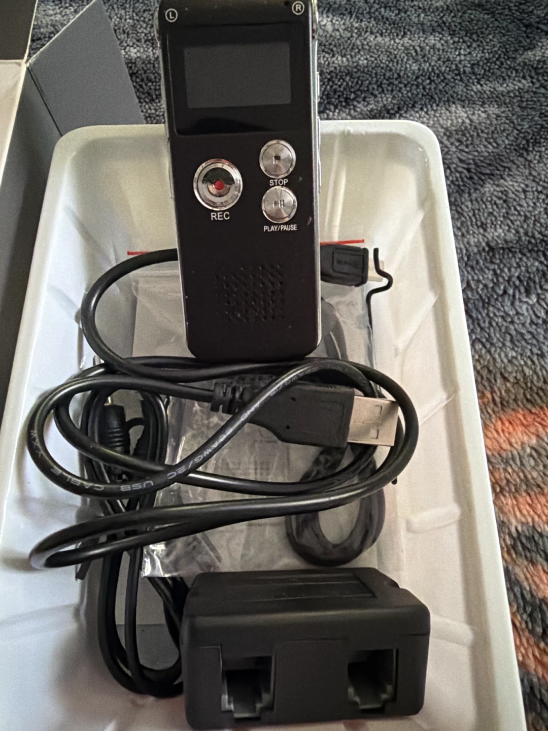 Digital Voice Recorder with Accessories - photo 2