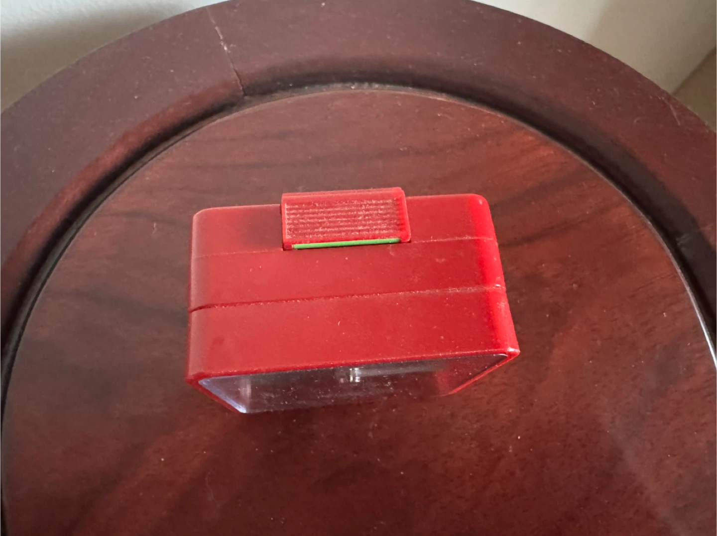 Vintage Casio Red Quartz Alarm Clock TQ-140 - photo 3