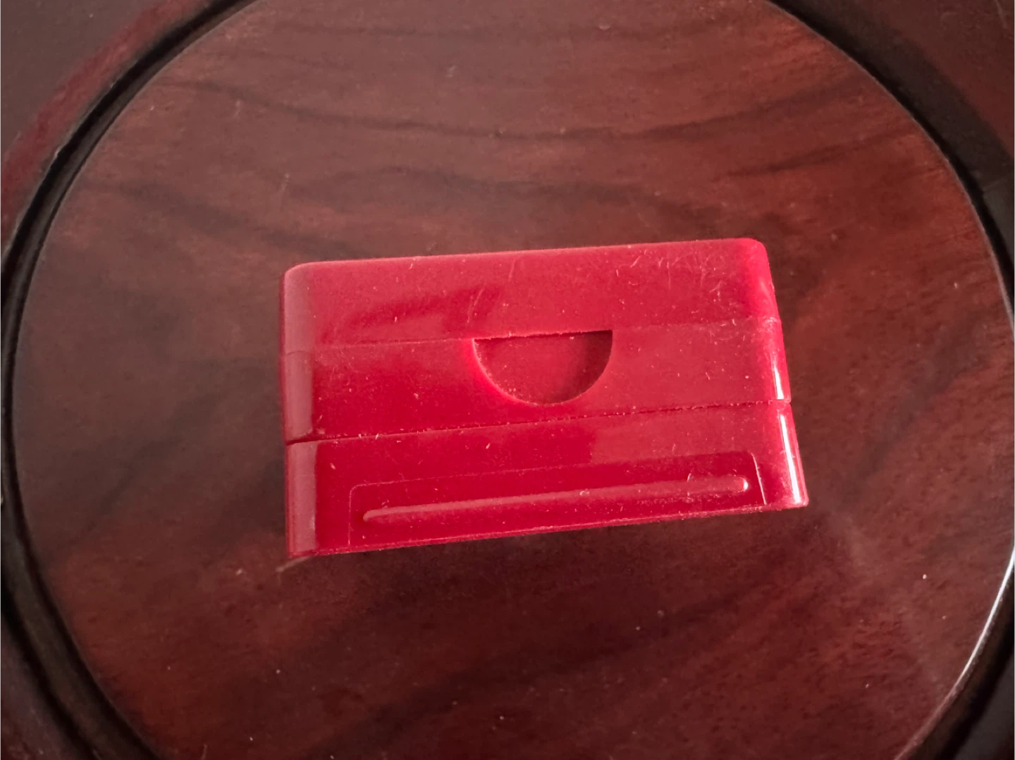 Vintage Casio Red Quartz Alarm Clock TQ-140 - photo 4