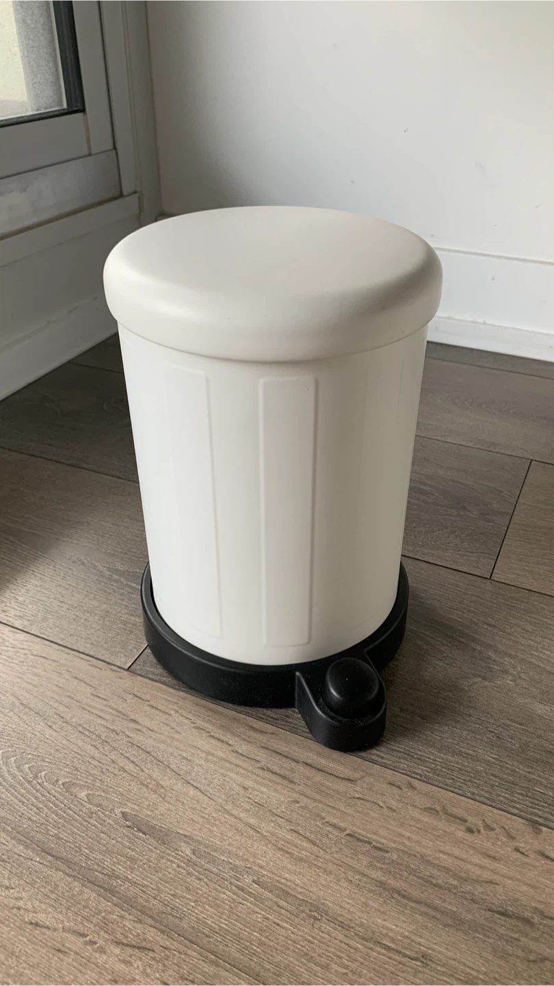 IKEA TOFTAN Trash Can – White (1 Gallon)