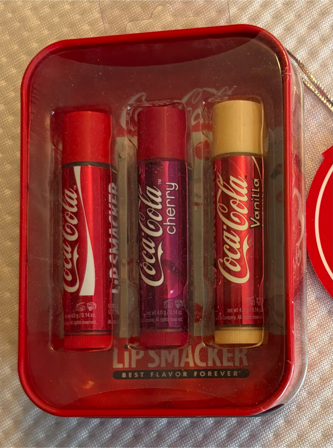 ✨✨Coca-Cola Lip Smacker 3-Piece Lip Balm Set - photo 2
