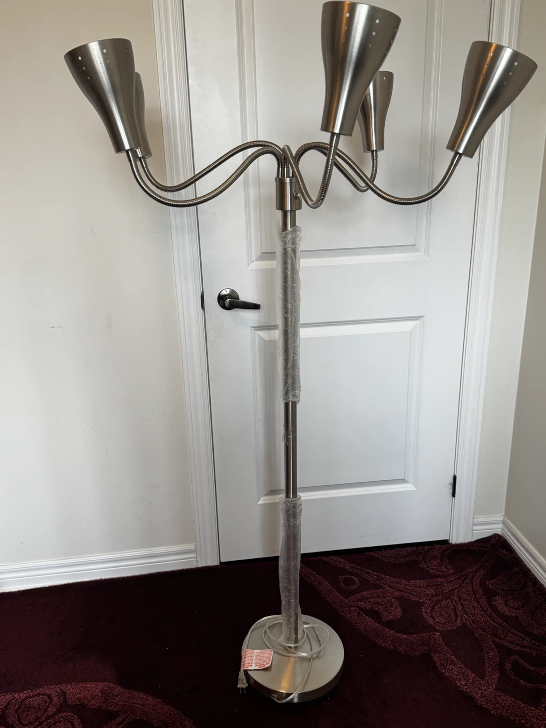 Adjustable 5-Light Floor Lamp - photo 2