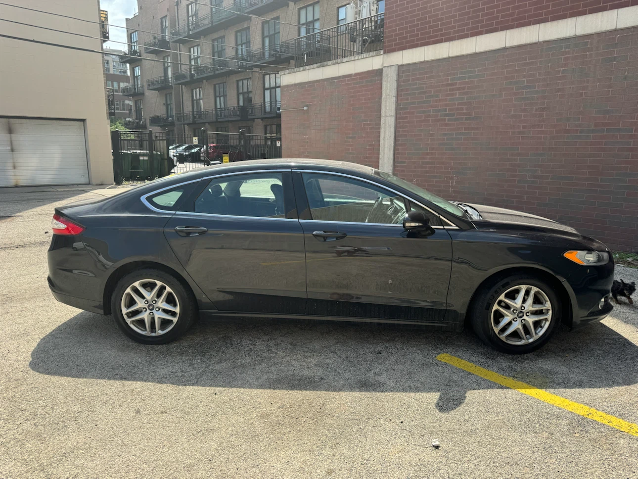 Black Ford Fusion Sedan 95k
