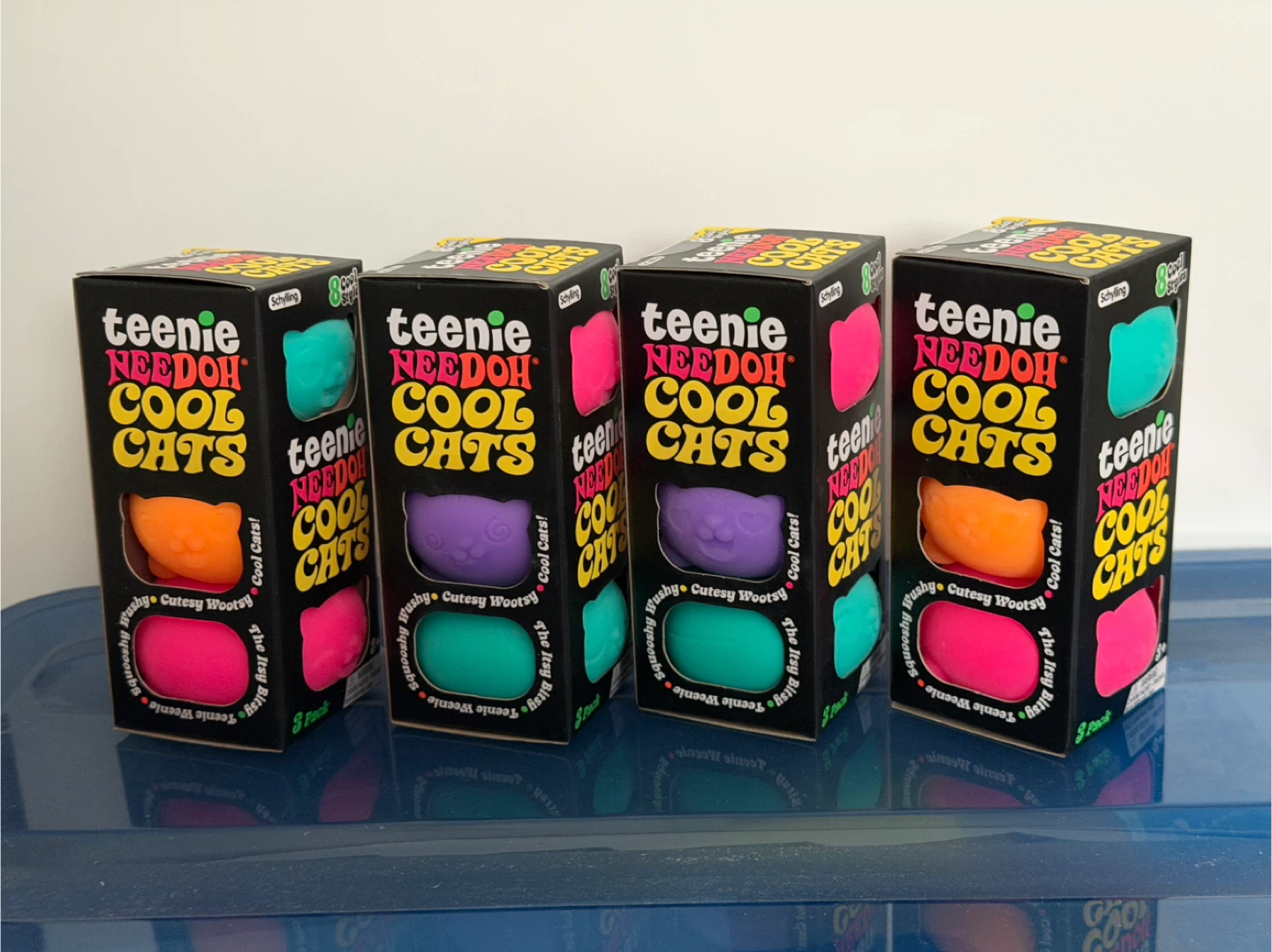 Schylling Teenie NeeDoh Cool Cats