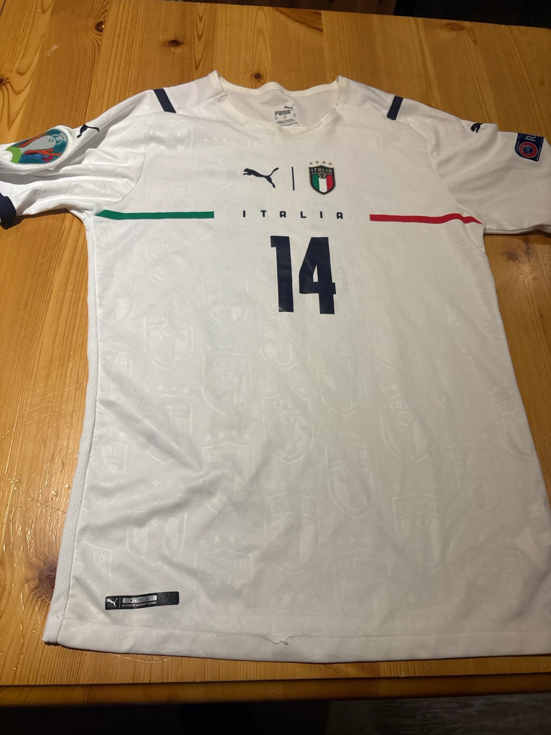 Puma Italy 14 Chiesa Soccer Jersey (euros 2020)