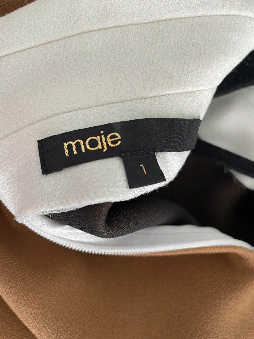 Maje Dress with Embellished Collar - photo 3
