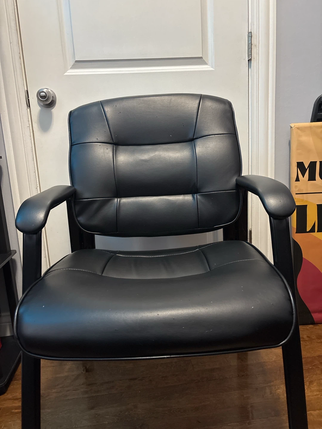 Black Office Guest Chair