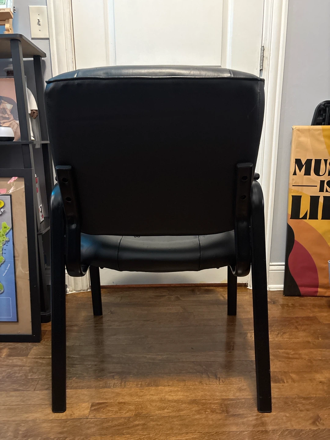 Black Office Guest Chair - photo 3