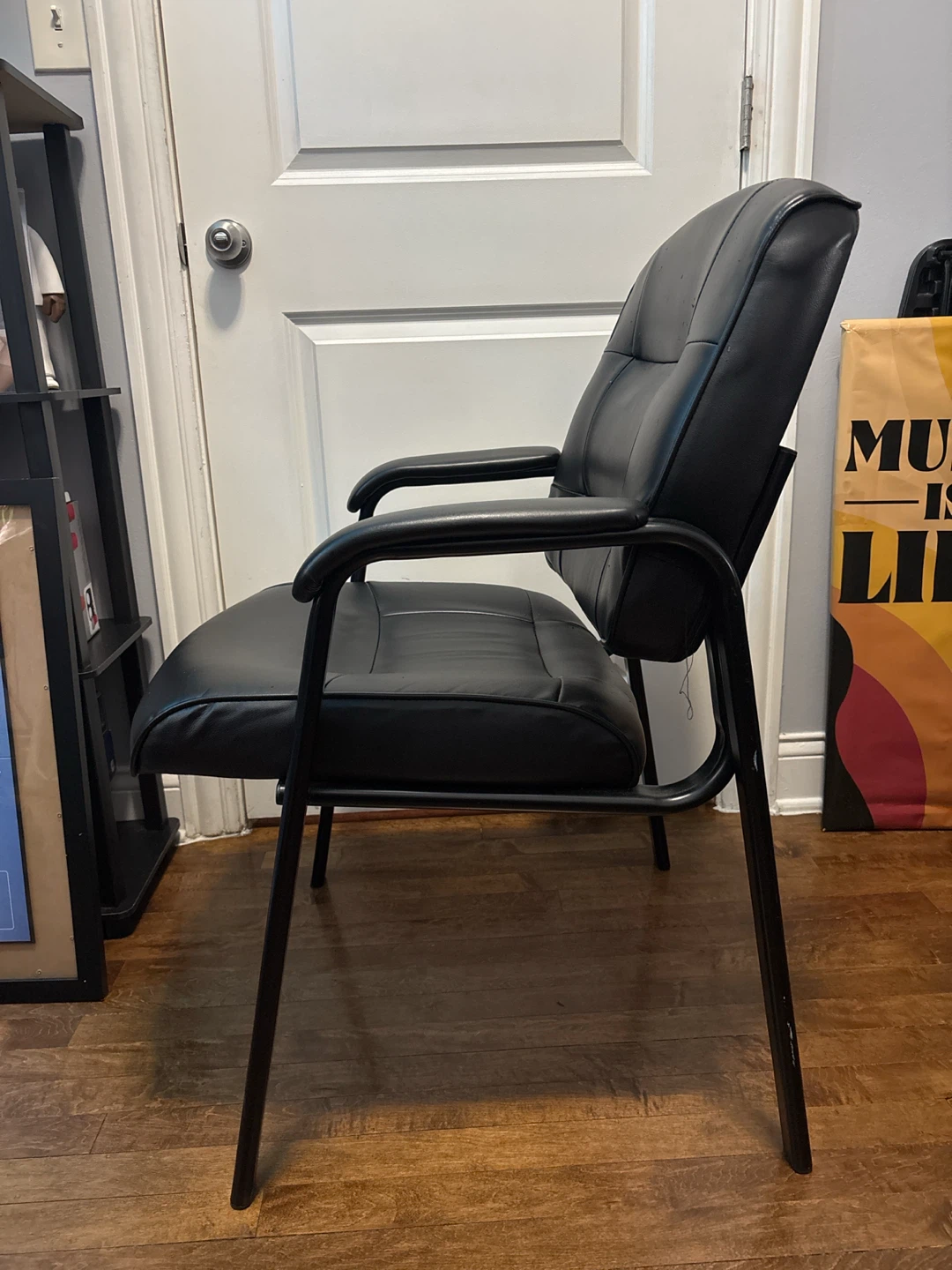 Black Office Guest Chair - photo 4