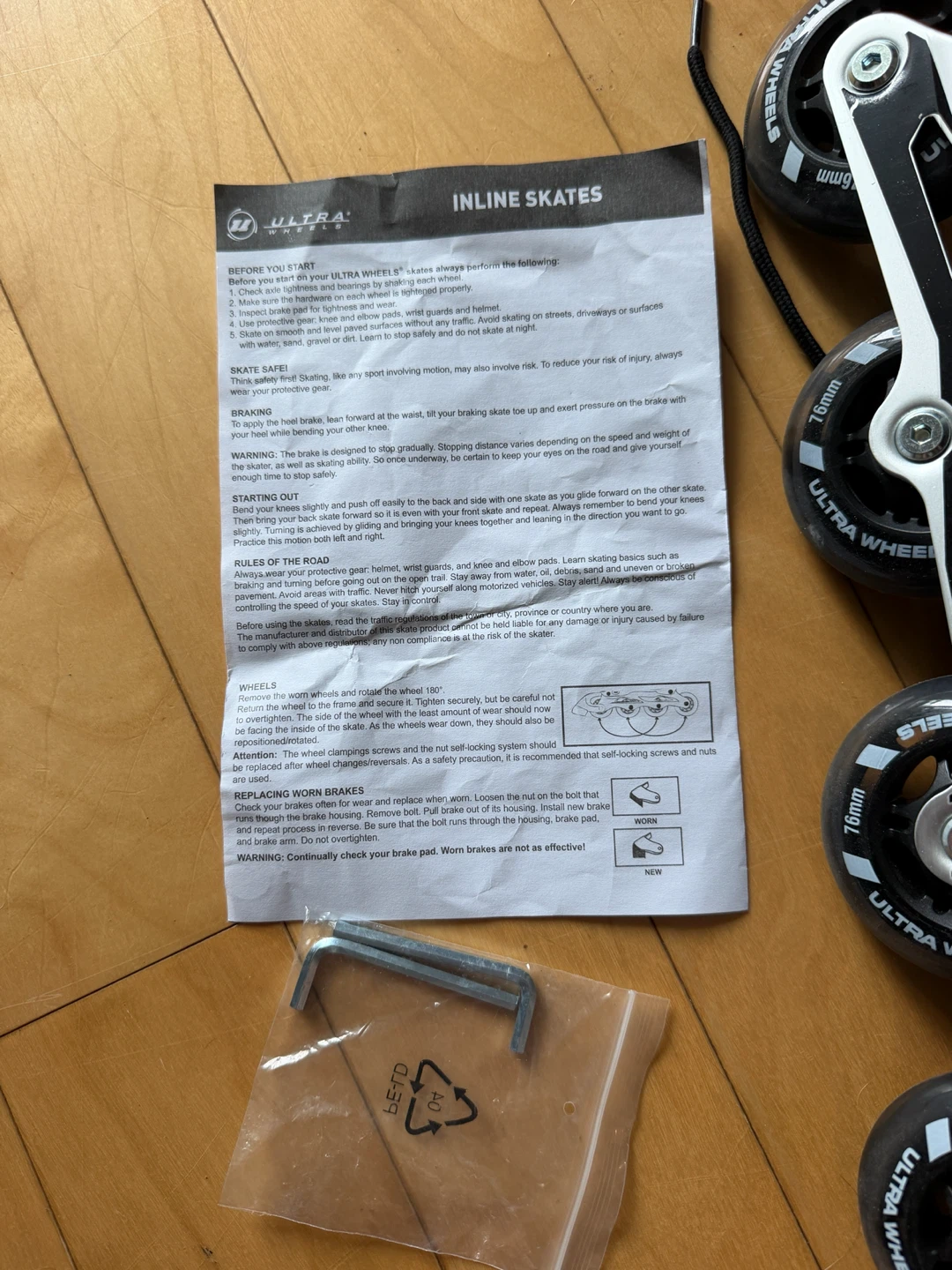 Ultra Wheels Inline Skates Men Size 11 - photo 2