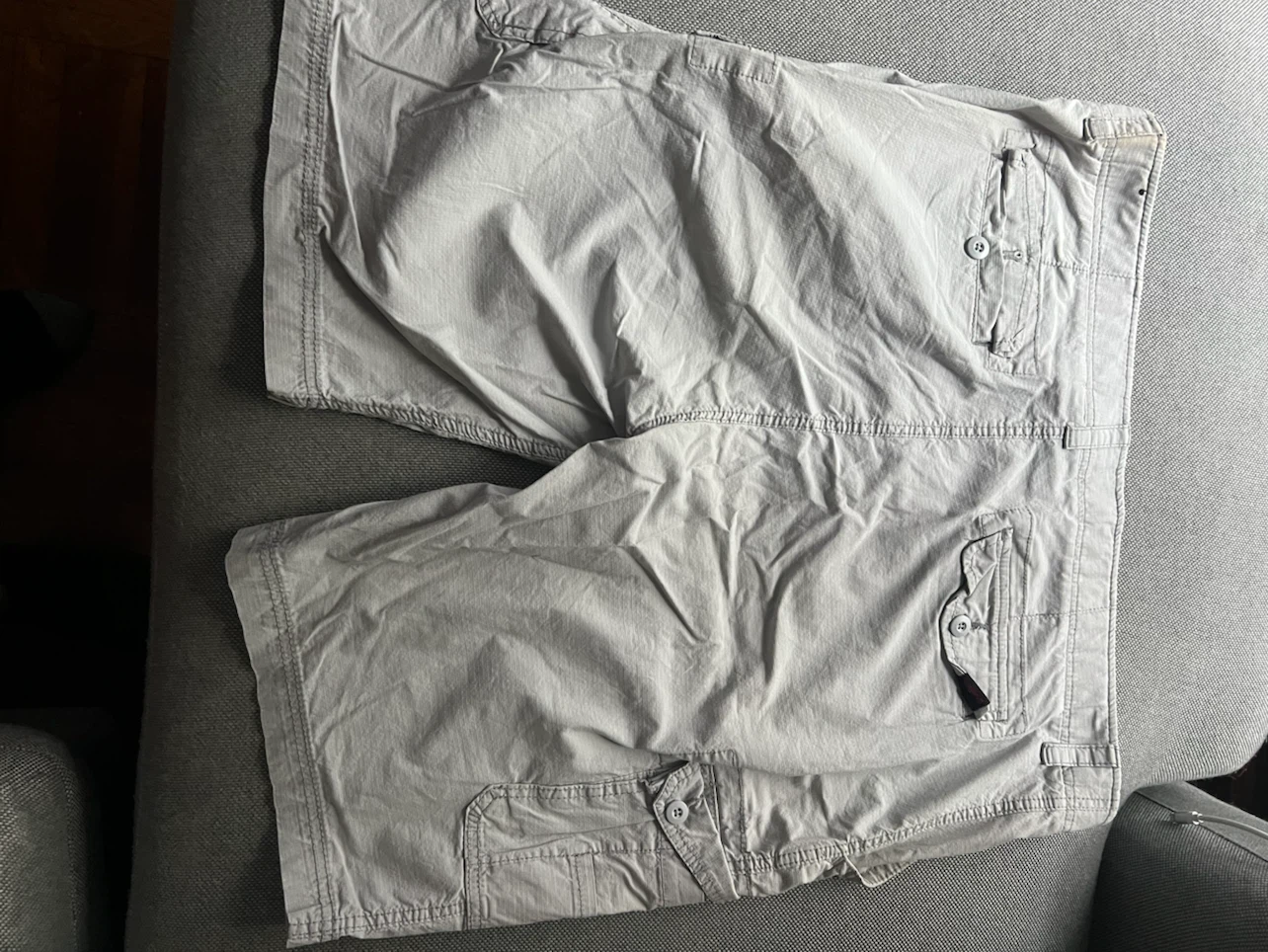 Men's Gray Cargo Shorts - photo 2