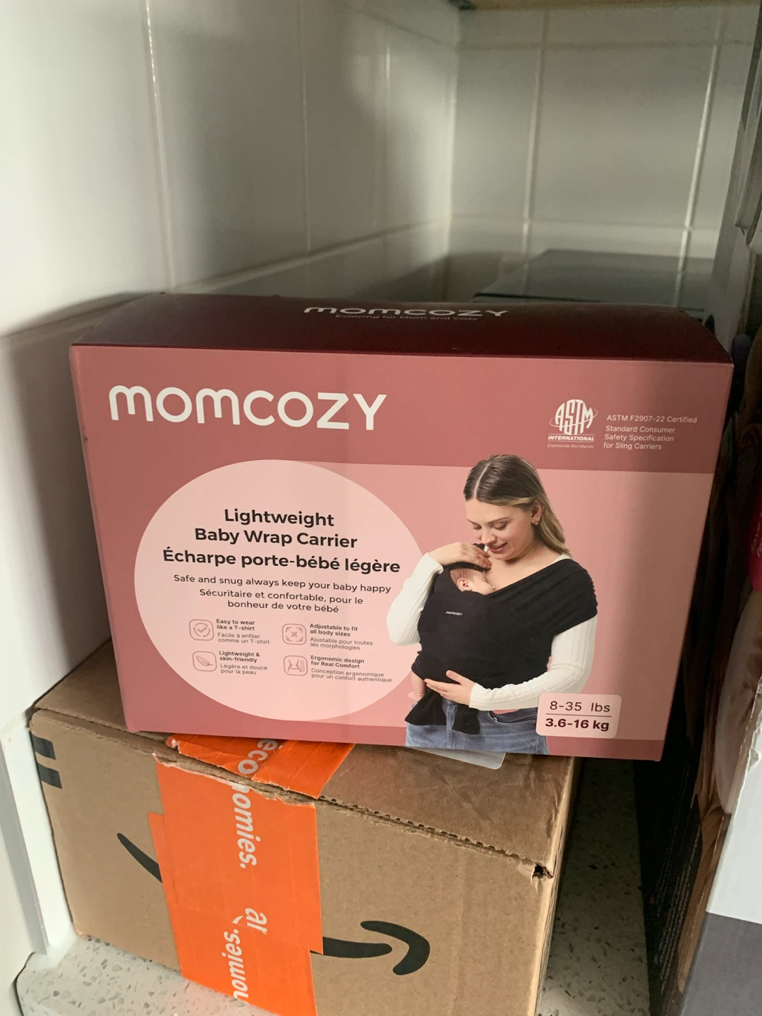 Momcozy Lightweight Baby Wrap Carrier