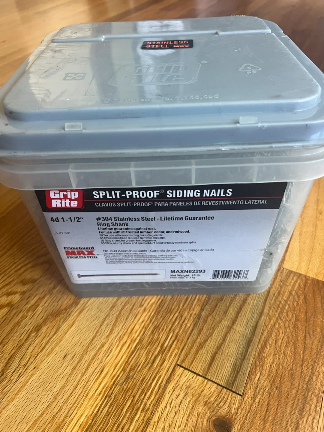 Grip-Rite 4d 1-1/2" Stainless Steel Siding Nails