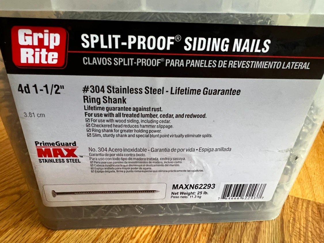 Grip-Rite 4d 1-1/2" Stainless Steel Siding Nails - photo 2