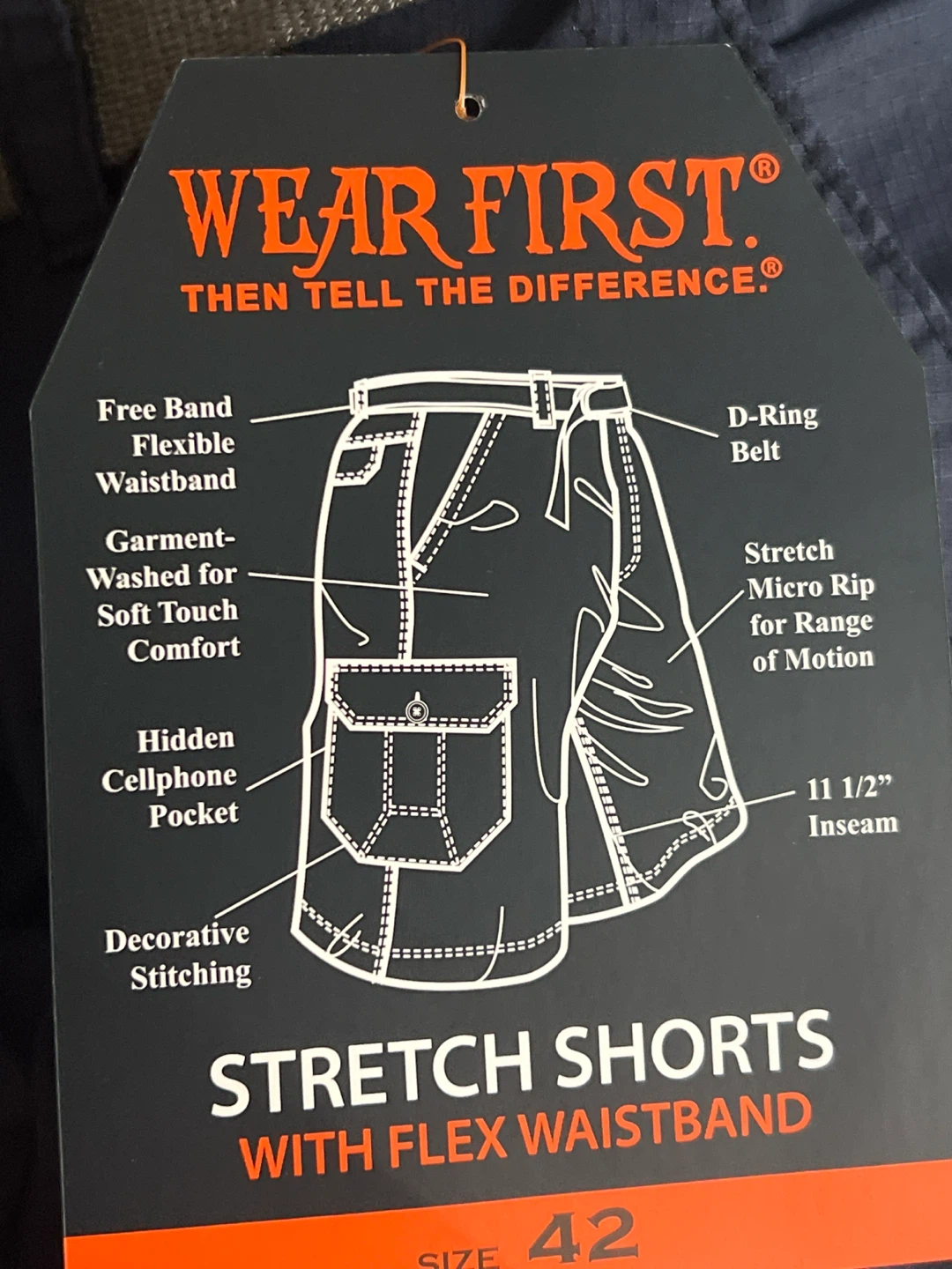 Wear First Stretch Shorts Size 42 - photo 3