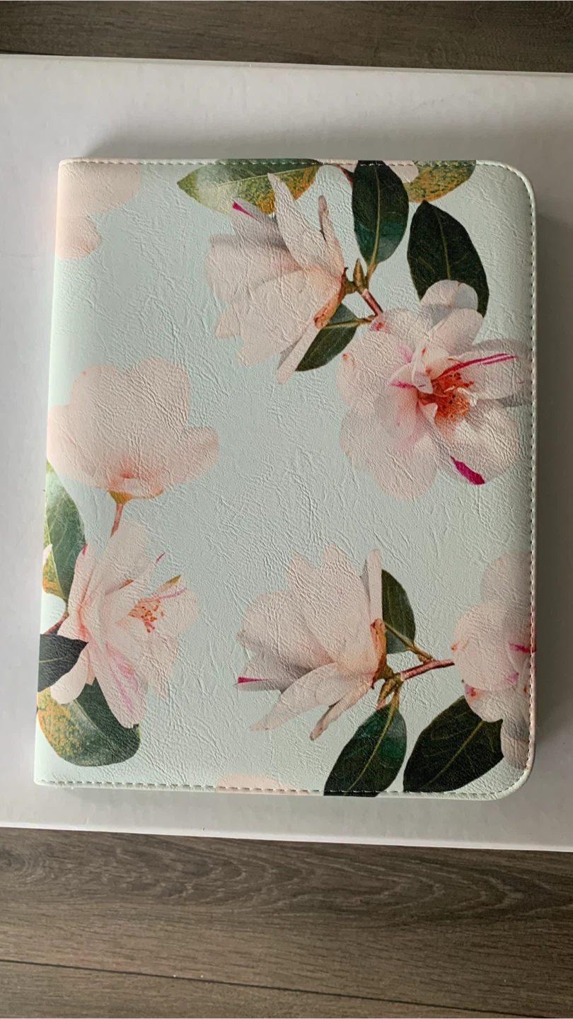 Indigo Padfolio Floral