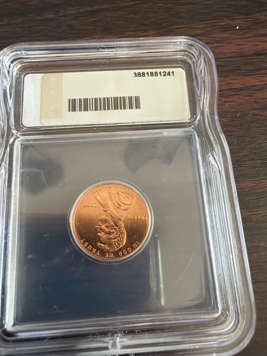 2009-D Lincoln Cent Penny ICG MS66 RD - photo 2