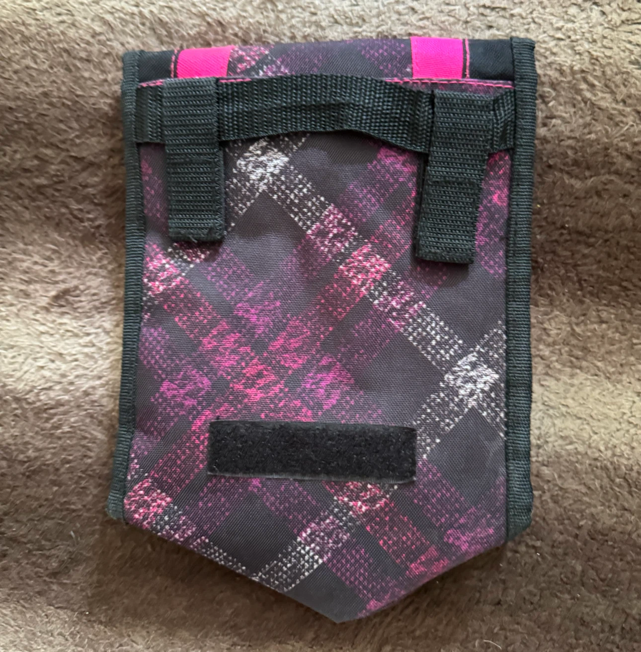 Pink Plaid Pouch - photo 2