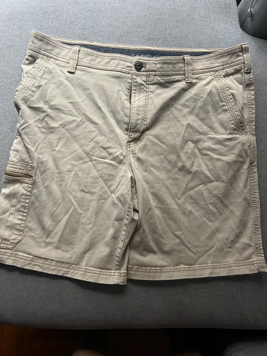 Chaps Cargo Shorts - Khaki - photo 2