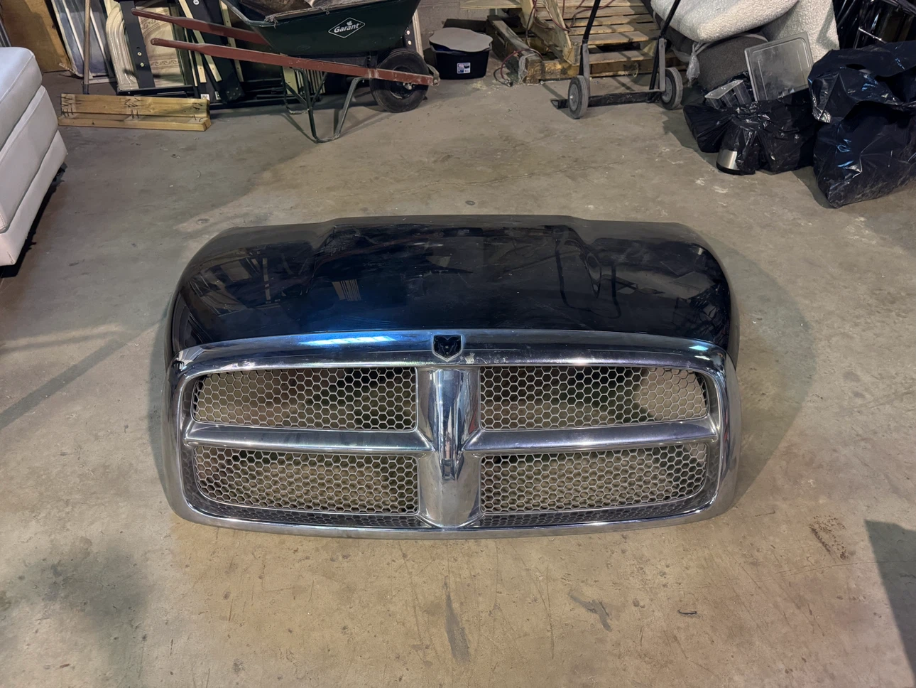 OEM Hood with Chrome Grille for 2000 Dodge Ram 1500 – Dark Blue