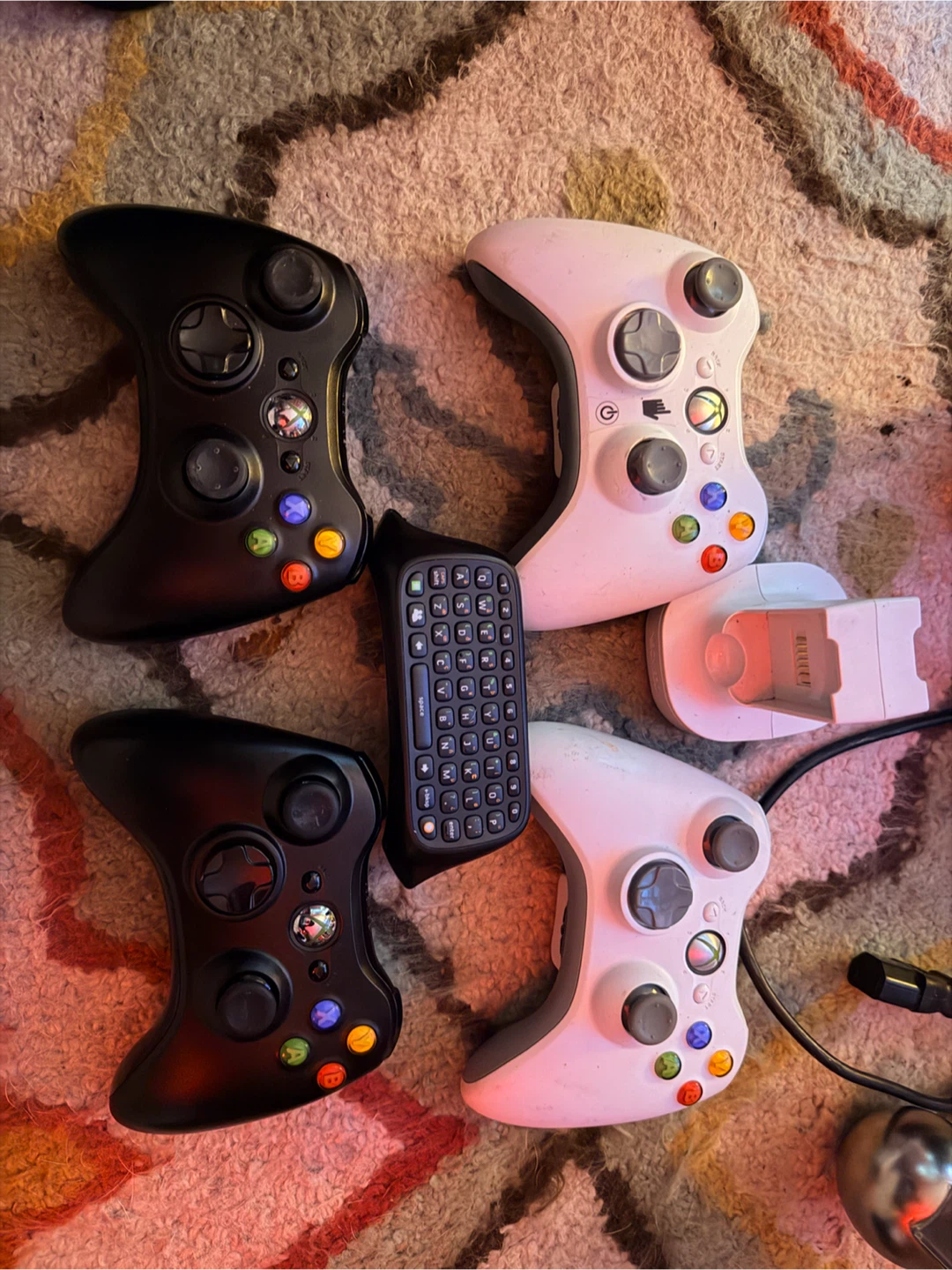 Xbox 360 Controllers and Keyboard Bundle