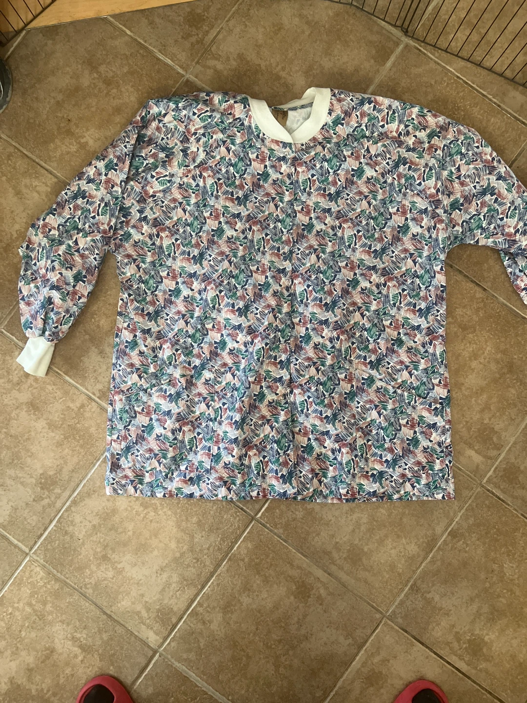 Medline 3XL Large Long Sleeve Printed Shirt