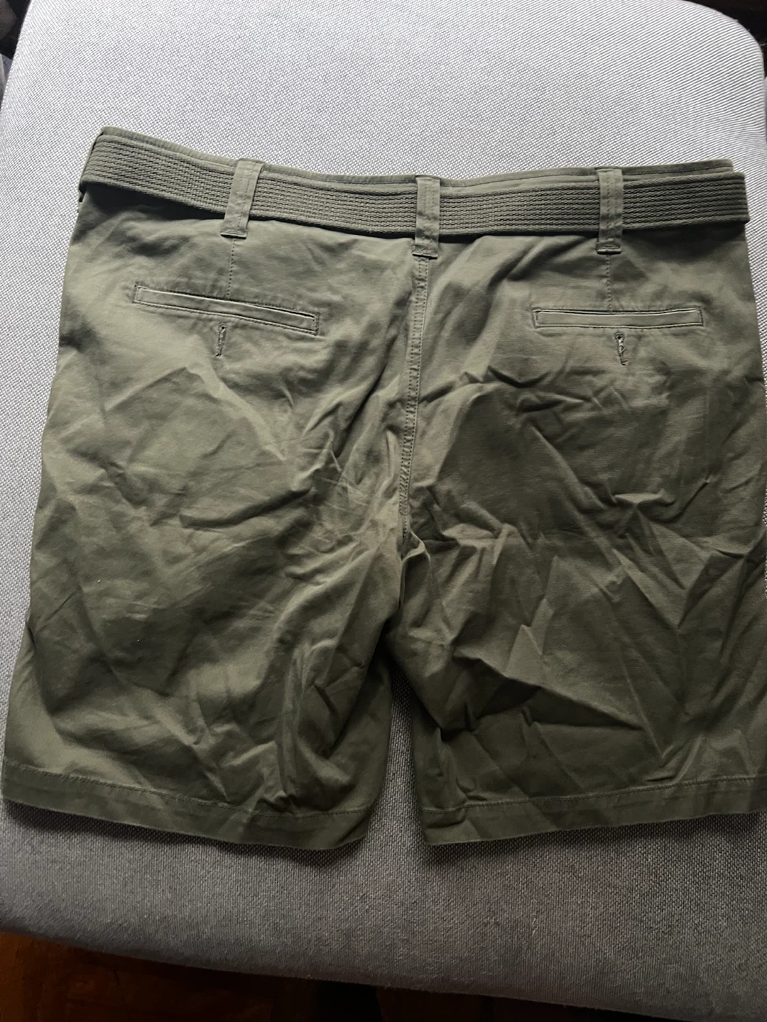 Mossimo Supply Co. Olive Green Cargo Shorts with Belt