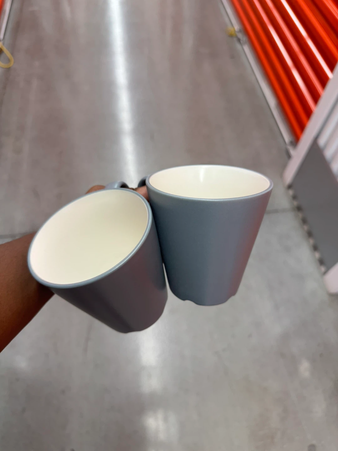 Set of 2 Grey Mugs - photo 2