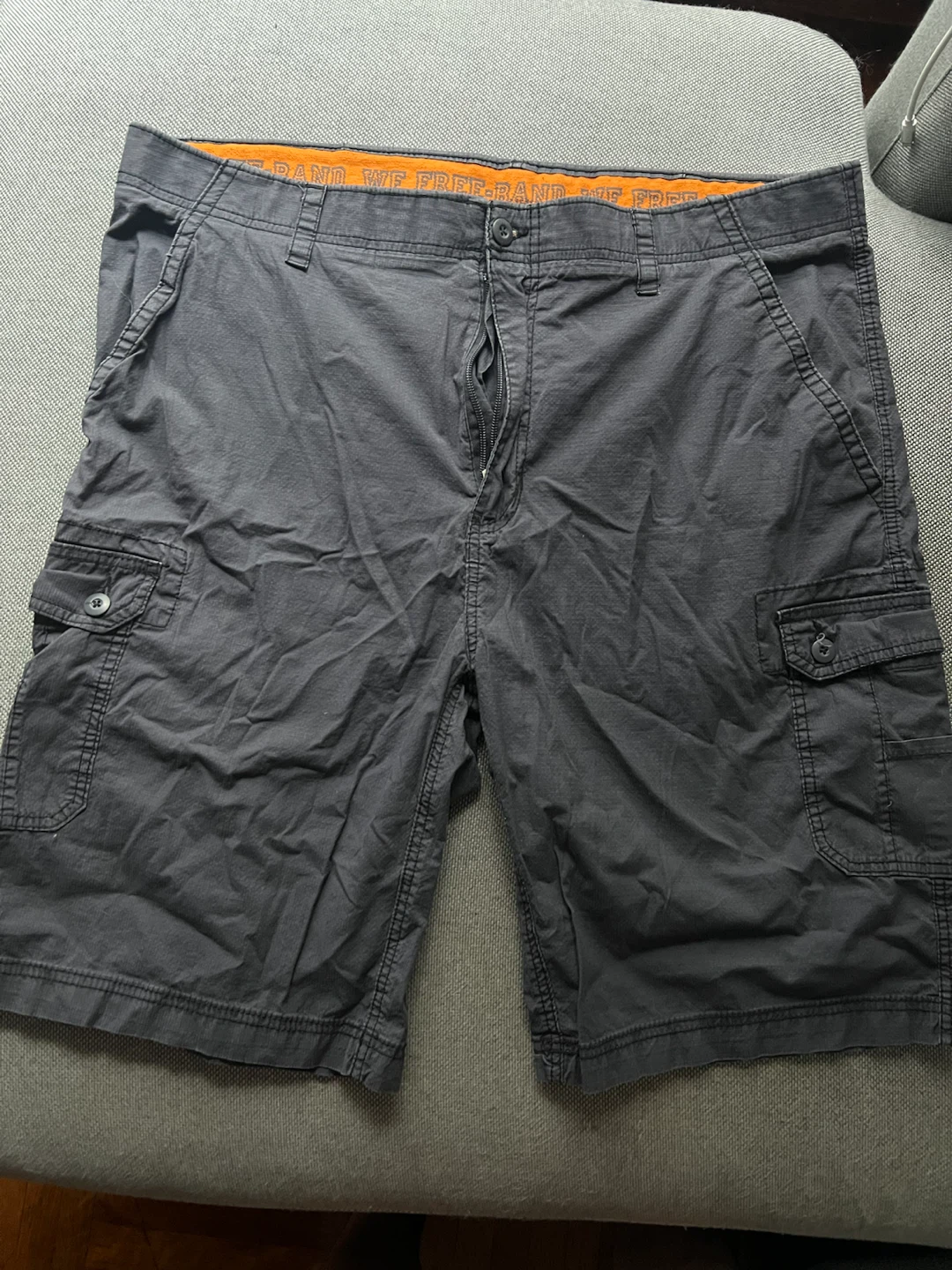 Men's Grey Cargo Shorts - photo 2