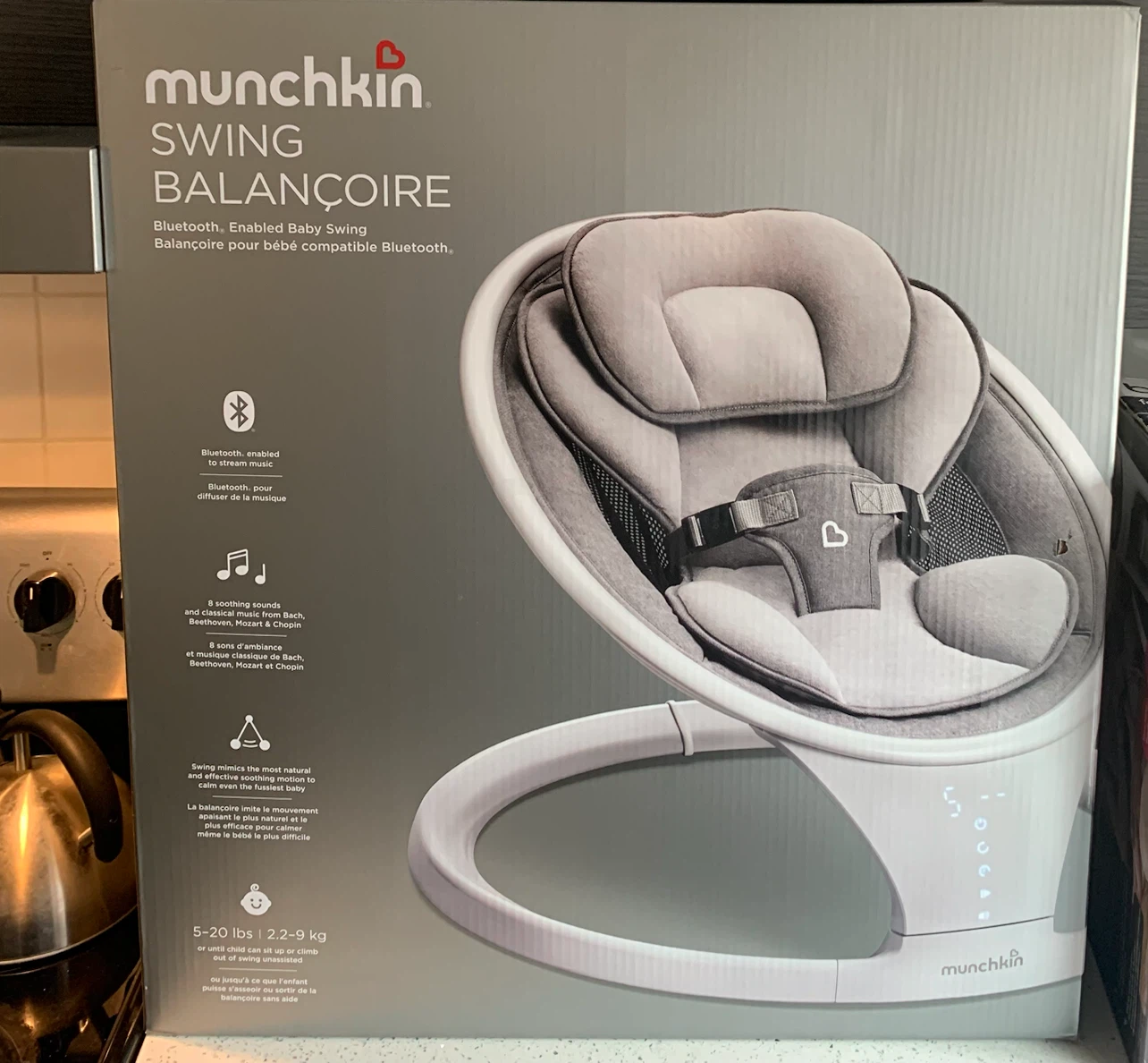 Munchkin Bluetooth Enabled Baby Swing
