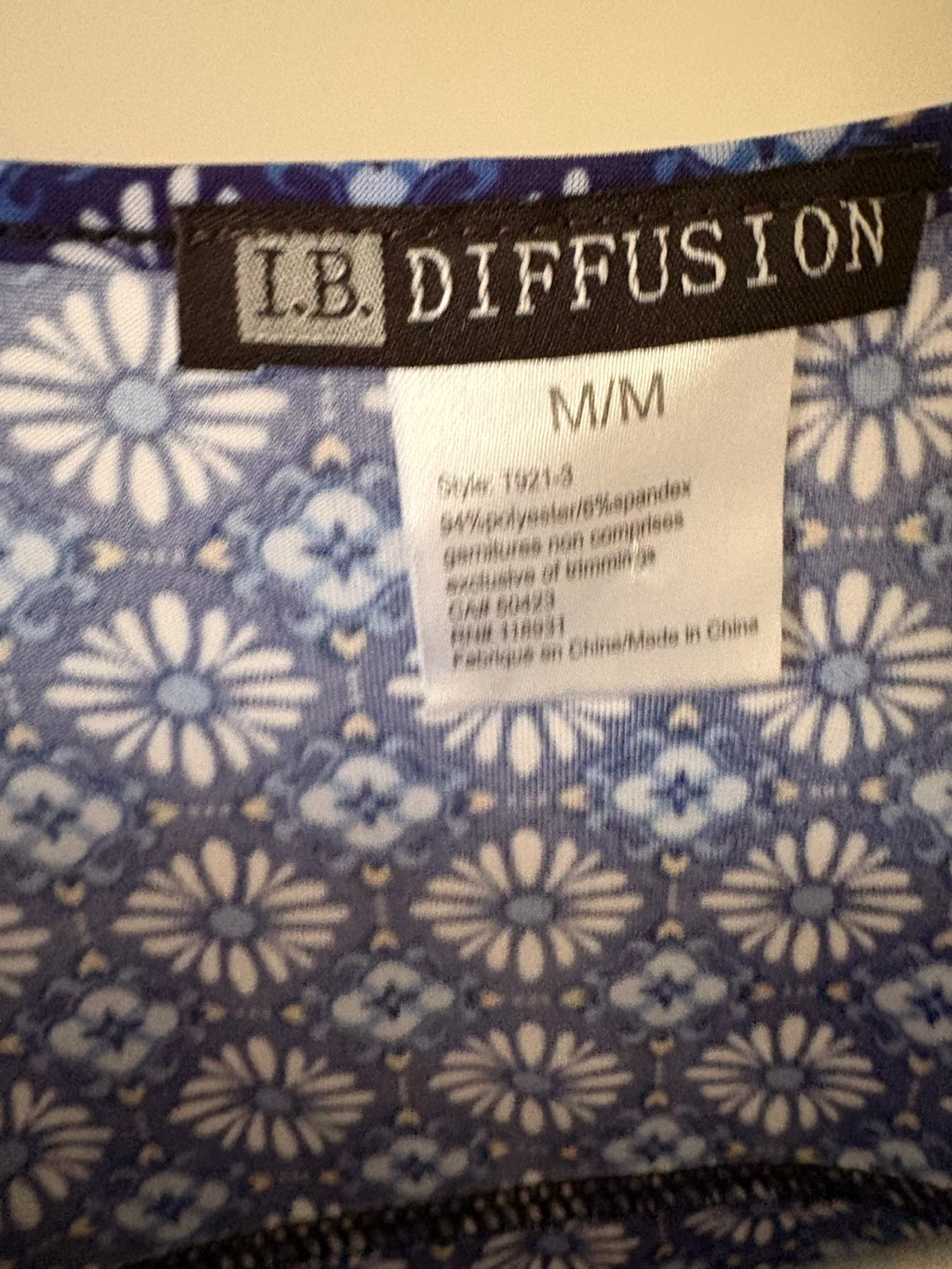 Blue Floral Ruffle Cami top size M - photo 2