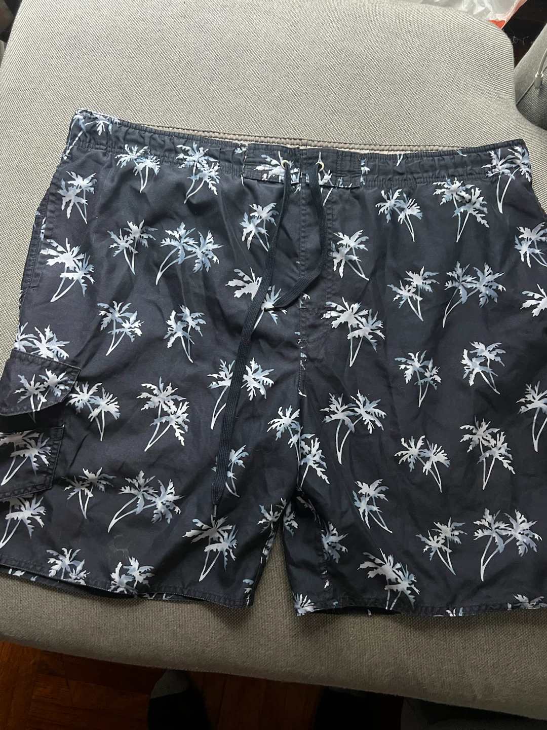 Newport Blue Men's Swim Trunks XL Palm Tree Print - photo 2