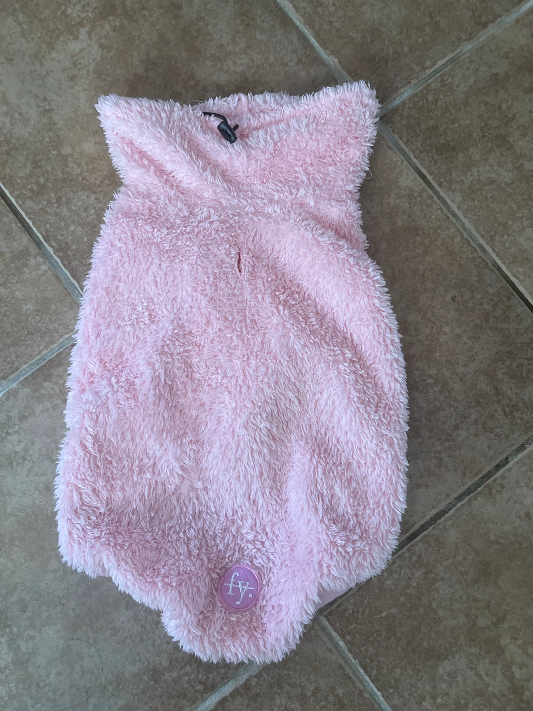 FuzzYard Pink Fuzzy Pet Sweater Size 5