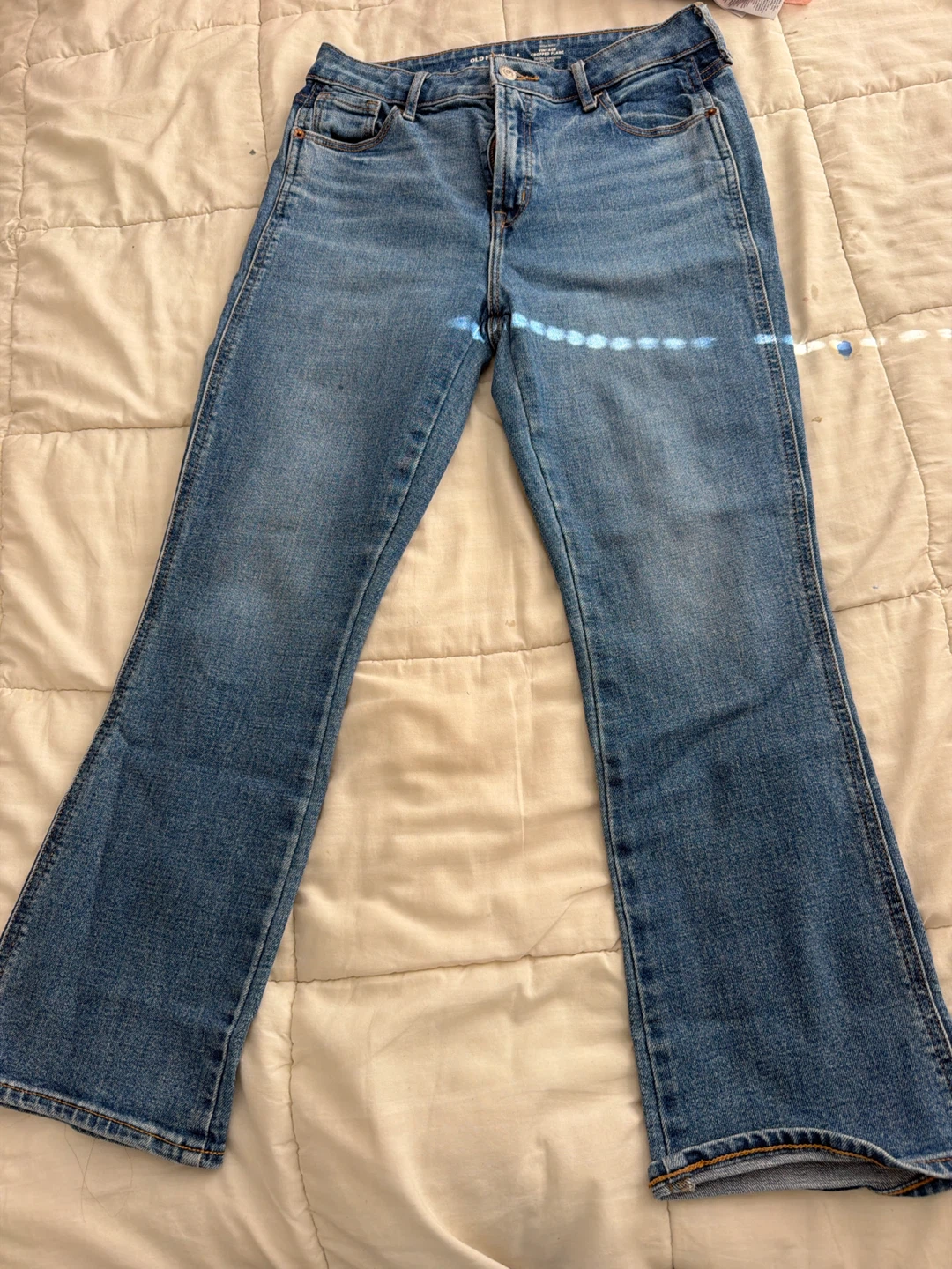 Old Navy Cropped Flare Jeans Size 4