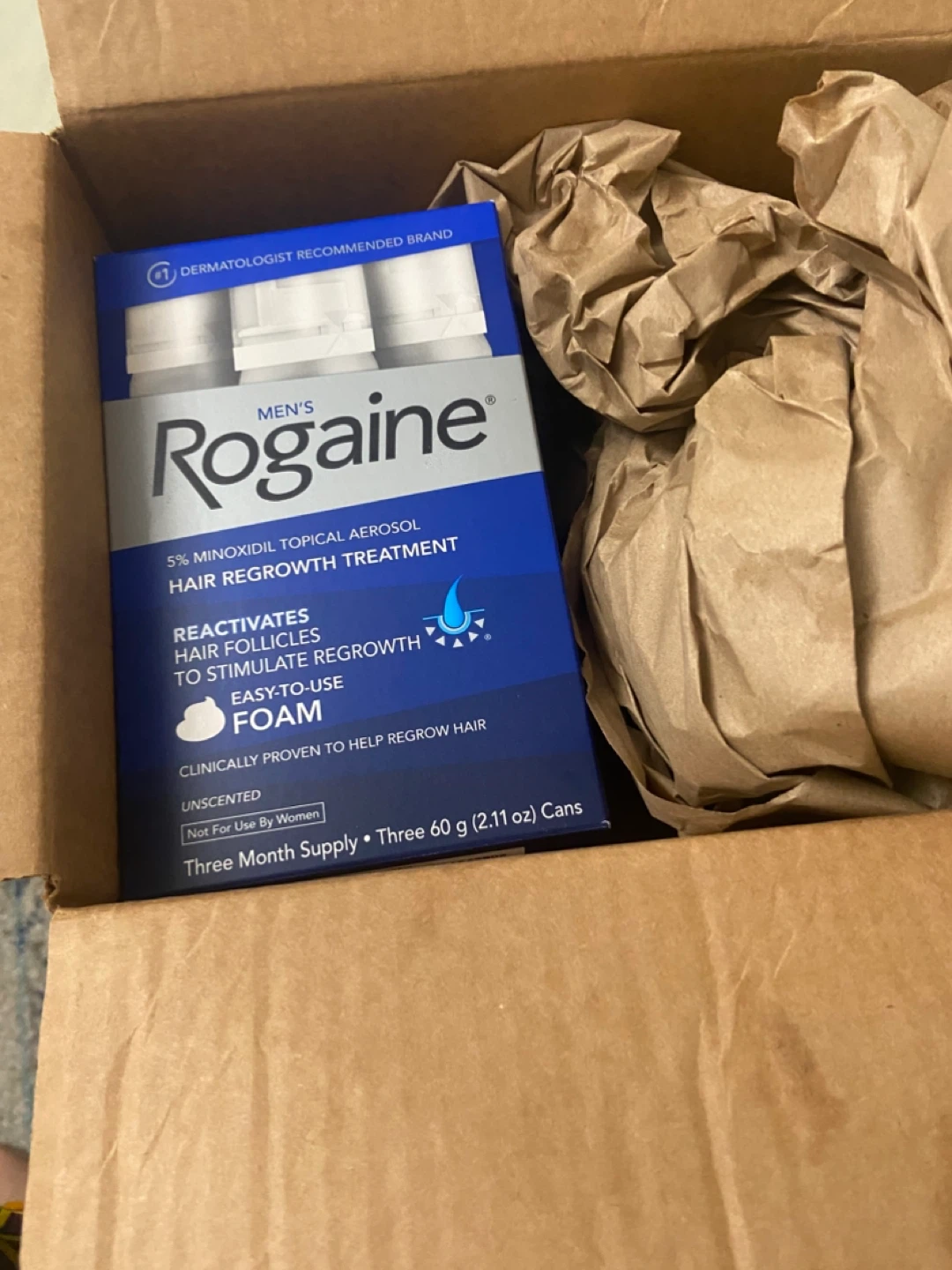 Men's Rogaine Hair Regrowth Treatment Foam - 3 Month Supply - photo 3