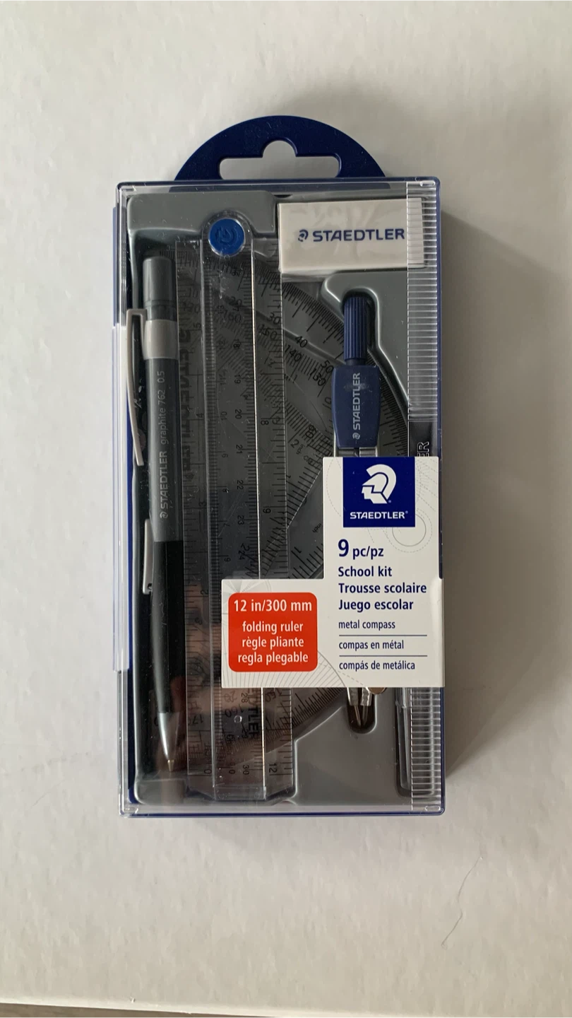 Staedtler 9-Piece Math Set – Brand New