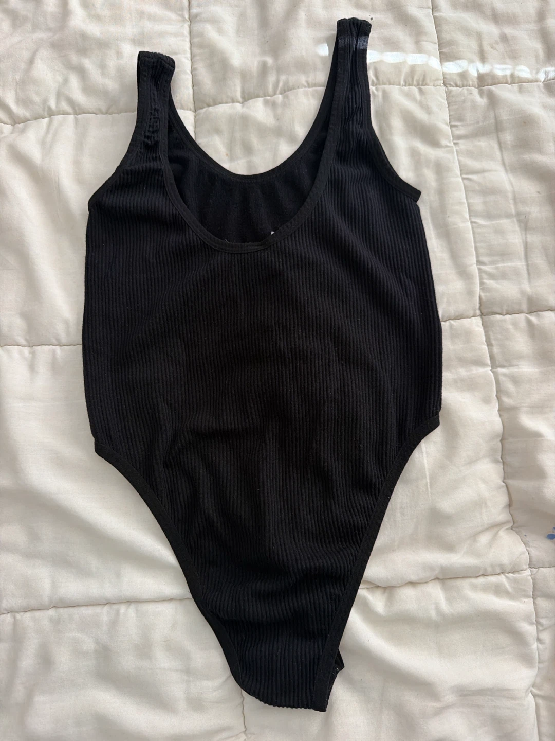 Bloom Seasons Black Ribbed Bodysuit - photo 2