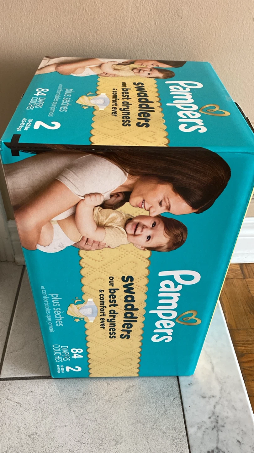 Pampers Swaddlers Diapers Size 2 (84 Count)