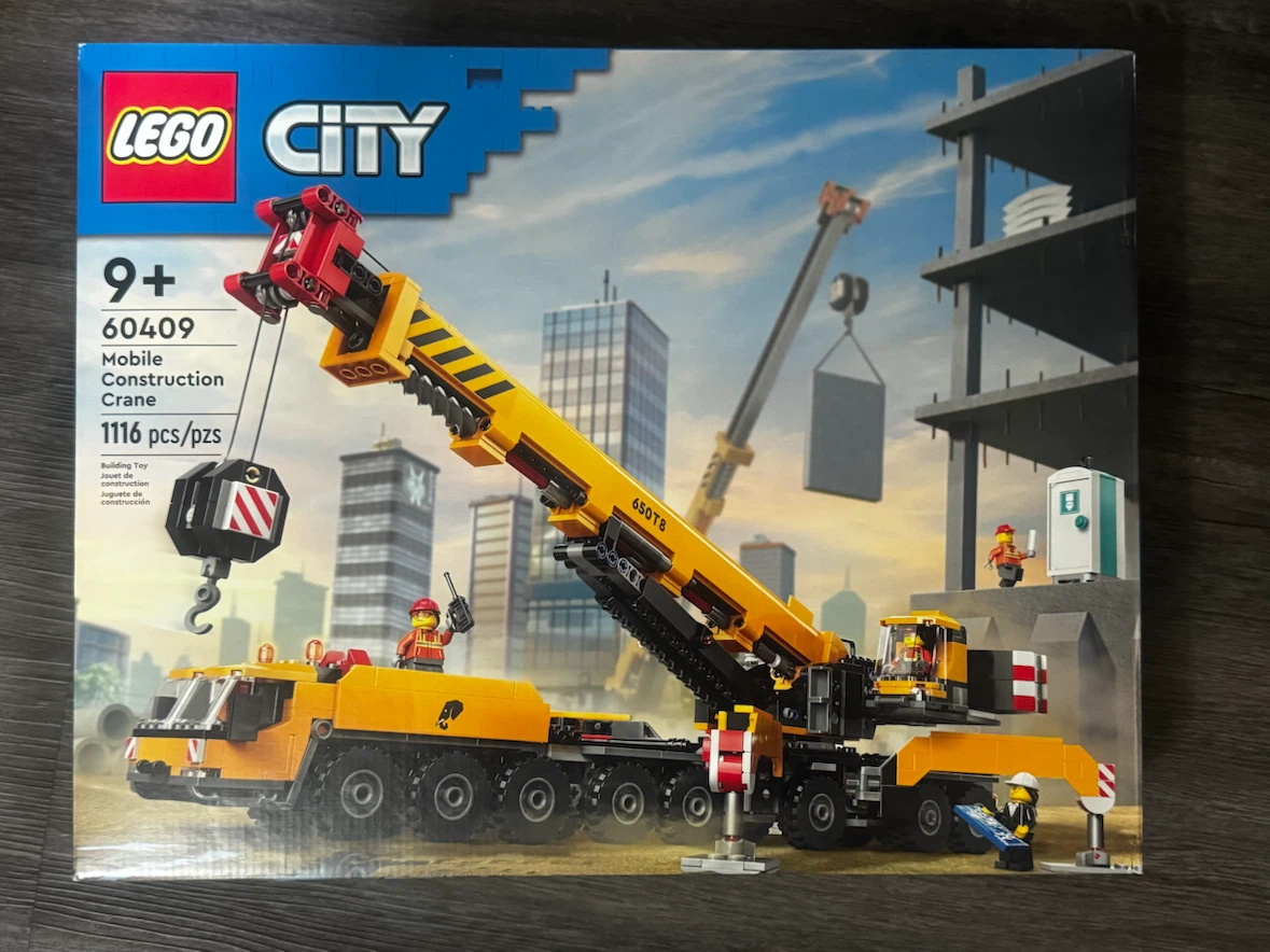 LEGO City 60409 Mobile Construction Crane Building Set