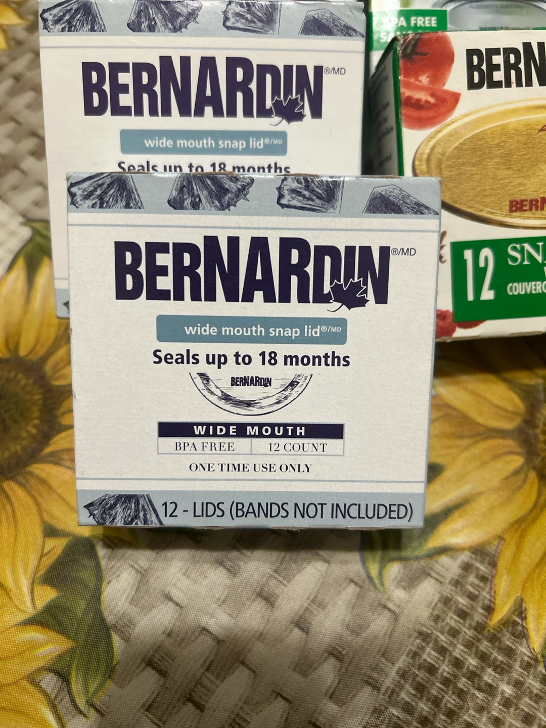 Bernardin Regular Mouth Decorated Snap Lids - 12 Count - photo 2