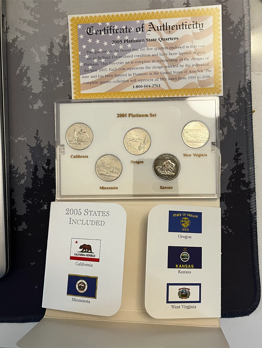 2005 Platinum State Quarters Collection - photo 5