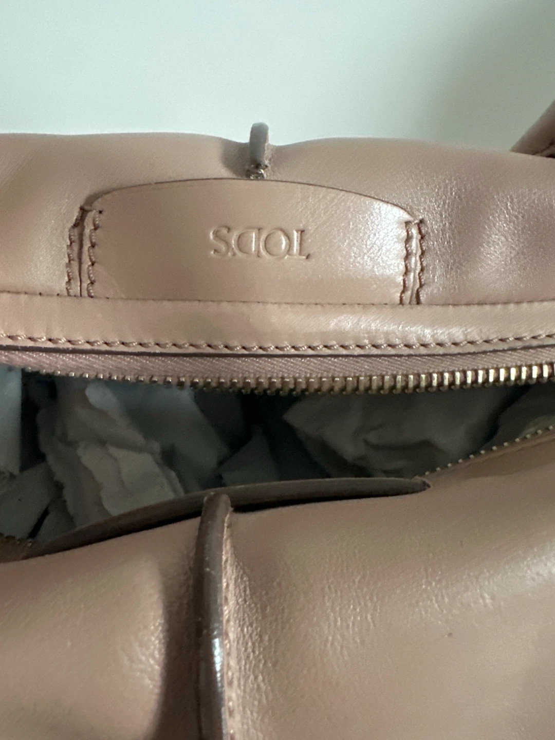 Vintage TOD'S Pink Leather Satchel Bag - photo 2