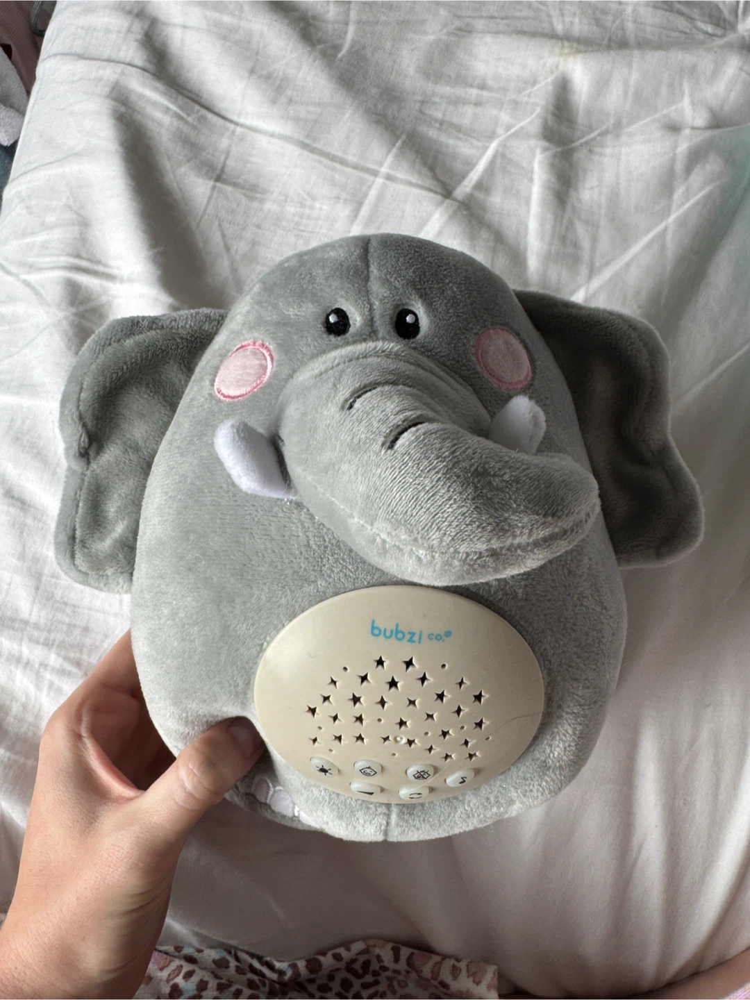 Bubzi Co. Elephant Sound Machine Plush Toy