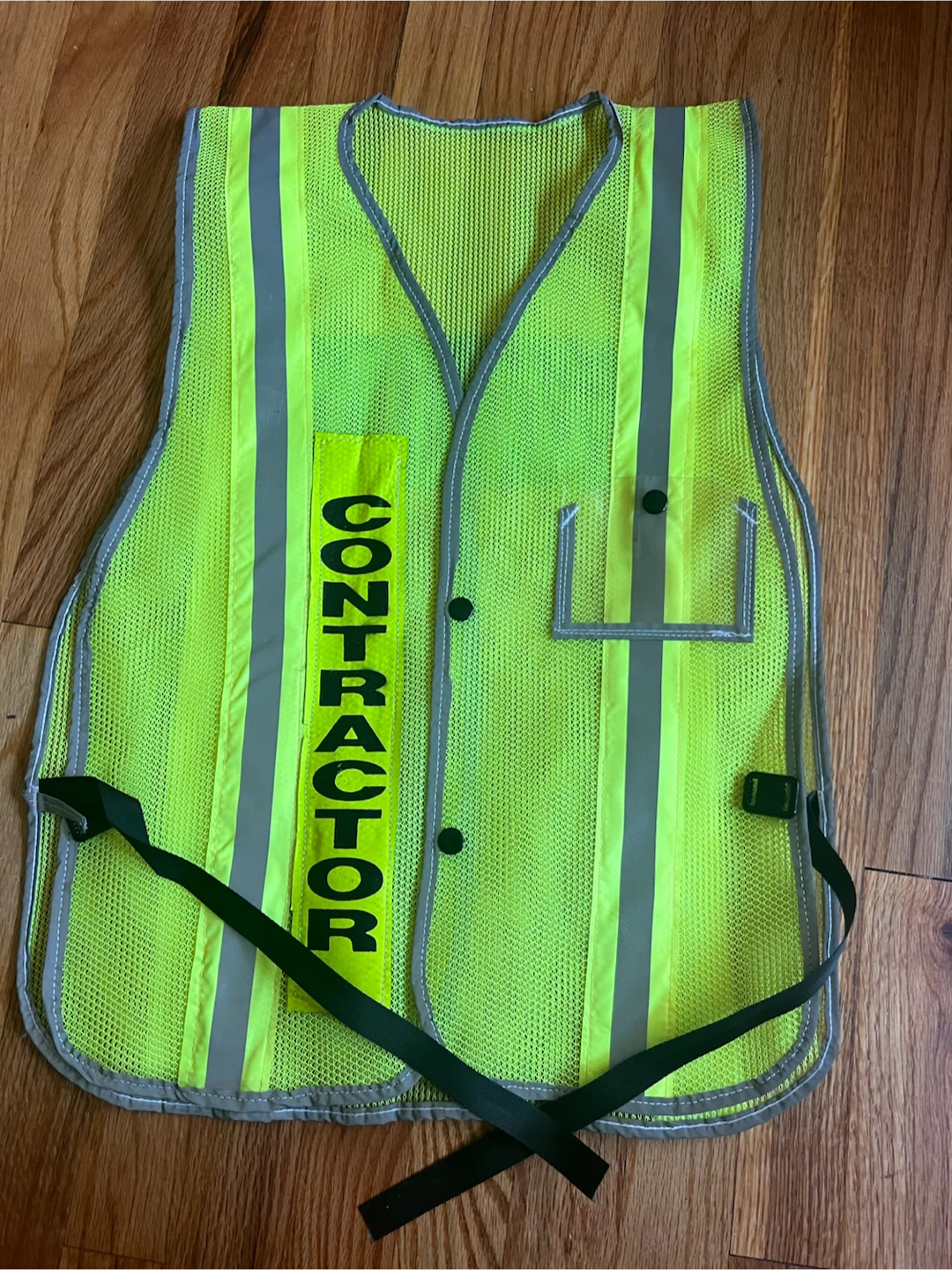 High-Visibility Contractor Safety Vest