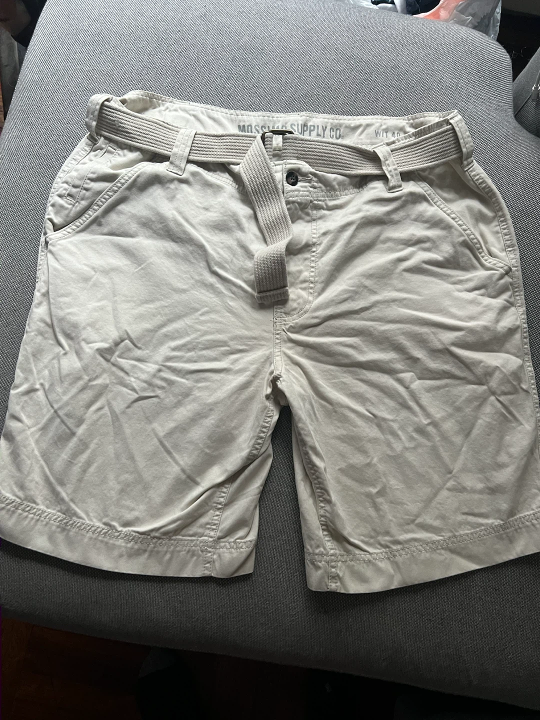 Mossimo Supply Co. Khaki Belted Shorts - photo 2