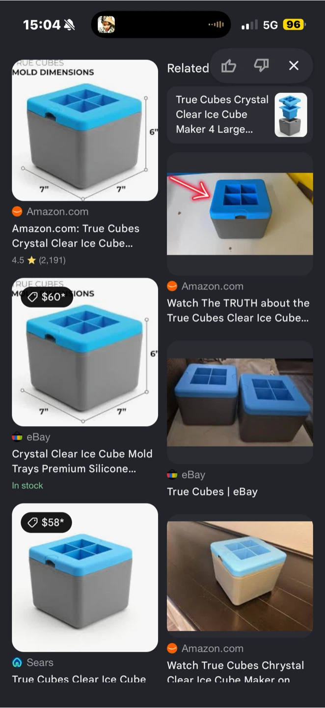 True Cubes Crystal Clear Ice Cube Maker - photo 2