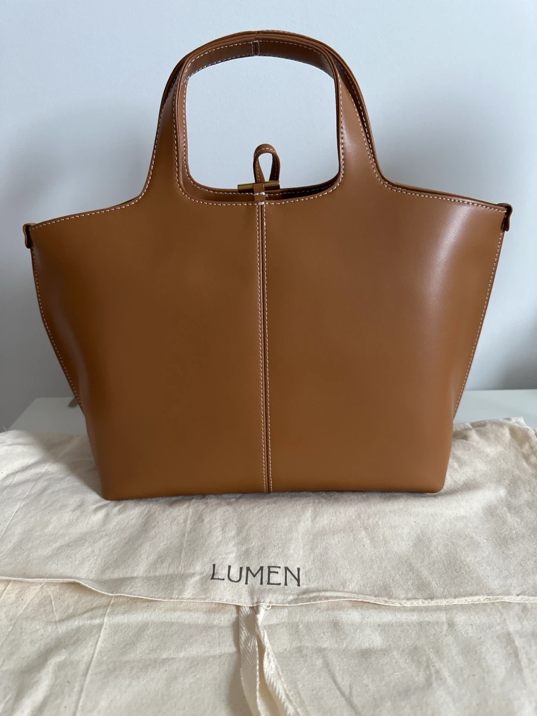 Korean brand - Atelier de LUMEN Leather Tote Bag - Korean brand