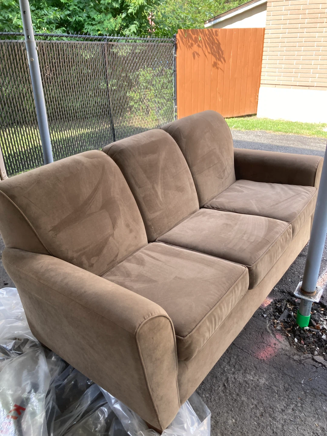 Brown 3-Seater Sofa