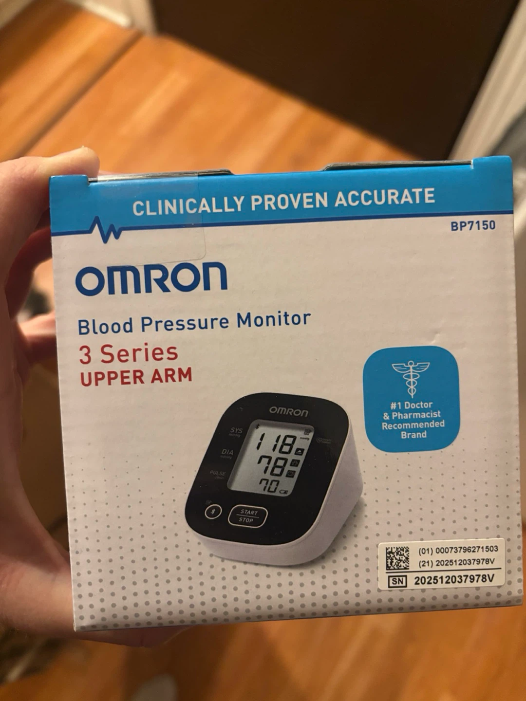 OMRON 3 Series Upper Arm Blood Pressure Monitor - photo 2